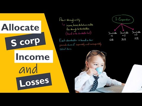 How to Allocate Income and Losses for S Corporations [Video]