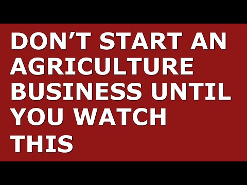 How to Start an Agriculture Business | Free Agriculture Business Plan Template Included [Video]