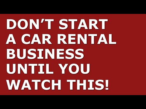 How to Start a Car Rental Business | Free Car Rental Business Plan Template Included [Video]