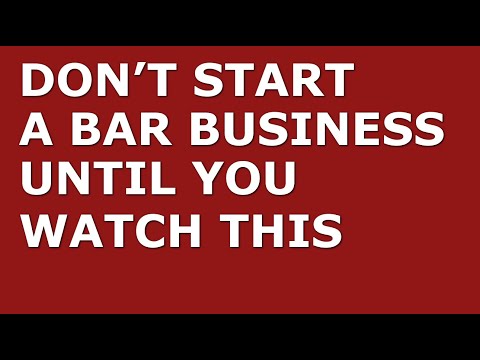 How to Start a Bar Business | Free Bar Business Plan Template Included [Video]