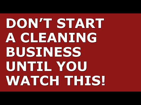 How to Start a Cleaning Business | Free Cleaning Business Plan Template Included [Video]