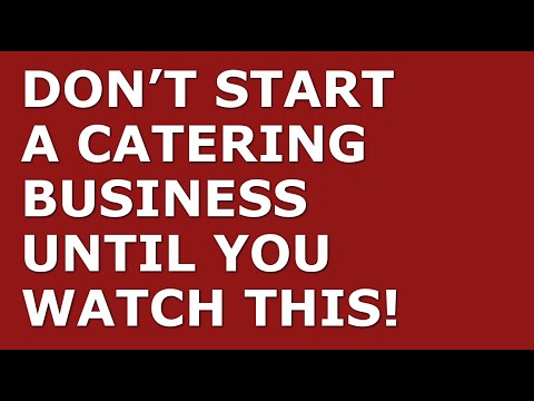 How to Start a Catering Business | Free Catering Business Plan Template Included [Video]