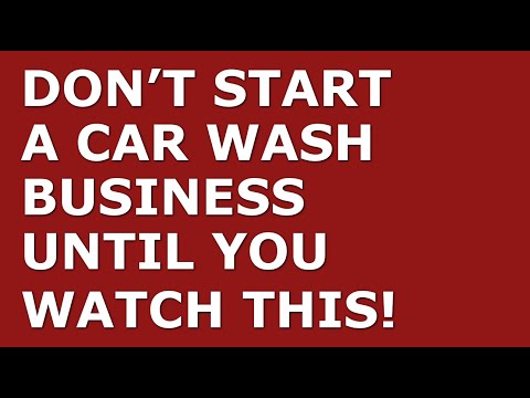 How to Start a Car Wash Business | Free Car Wash Business Plan Template Included [Video]