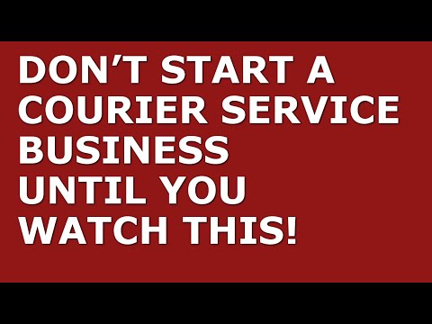 How to Start a Courier Service Business | Free Courier Service Business Plan Template Included [Video]