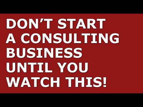 How to Start a Consulting Business | Free Consulting Business Plan Template Included [Video]