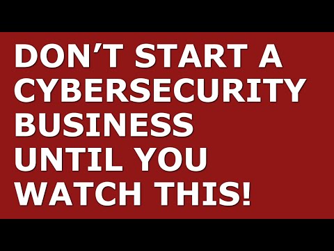 How to Start a Cybersecurity Business | Free Cybersecurity Business Plan Template Included [Video]