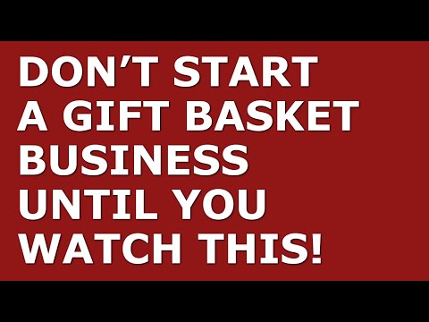 How to Start a Gift Basket Business | Free Gift Basket Business Plan Template Included [Video]