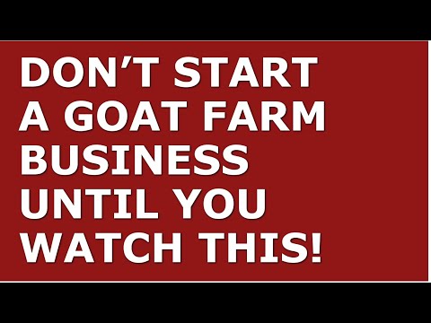 How to Start a Goat Farming Business | Free Goat Farming Business Plan Template Included [Video]