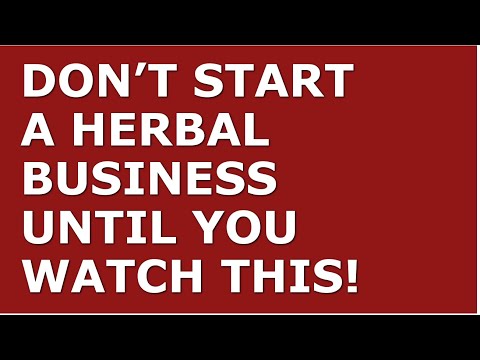 How to Start a Herbal Business | Free Herbal Business Plan Template Included [Video]