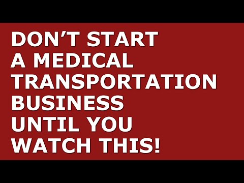 How to Start a Medical Transportation Business | Free Medical Transportation Business Plan Template [Video]