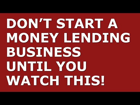 How to Start a Money Lending Business | Free Money Lending Business Plan Template Included [Video]