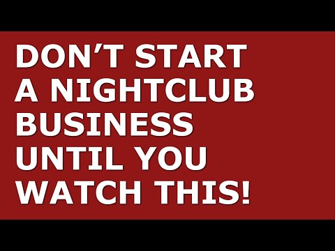 How to Start a Nightclub Business | Free Nightclub Business Plan Template Included [Video]