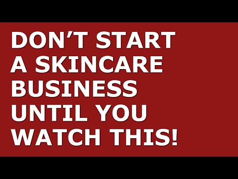 How to Start a Skincare Business | Free Skincare Business Plan Template Included [Video]