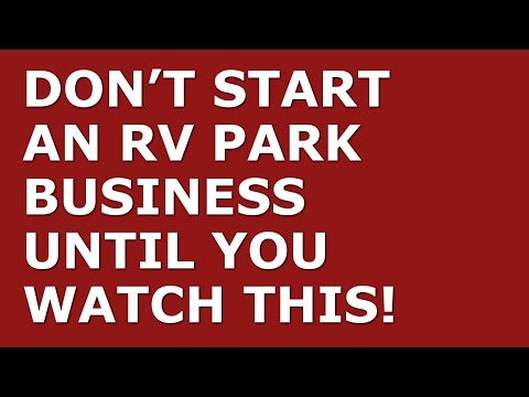 How to Start a RV Park Business | Free RV Park Business Plan Template Included [Video]