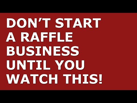 How to Start a Raffle Business | Free Raffle Business Plan Template Included [Video]