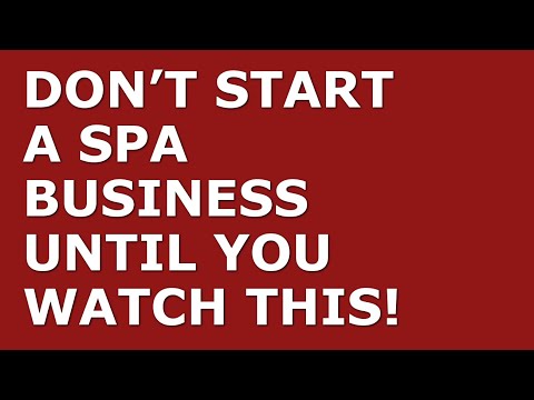 How to Start a Spa Business | Free Spa Business Plan Template Included [Video]