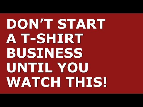 How to Start a T-Shirt Business | Free T-Shirt Business Plan Template Included [Video]