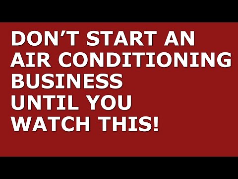 How to Start an Air Conditioning Business | Free Air Conditioning Business Plan Template Included [Video]