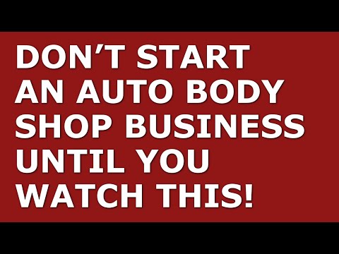 How to Start an Auto Body Shop Business | Free Auto Body Shop Business Plan Template Included [Video]