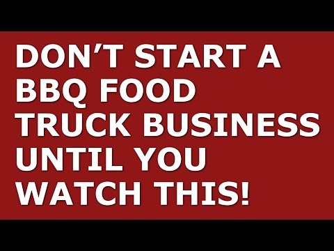 How to Start a BBQ Food Truck Business | Free BBQ Food Truck Business Plan Template Included [Video]