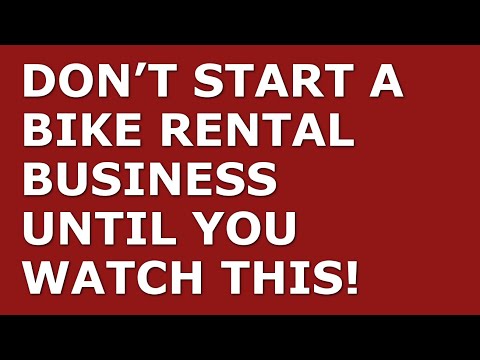 How to Start a Bike Rental Business | Free Bike Rental Business Plan Template Included [Video]