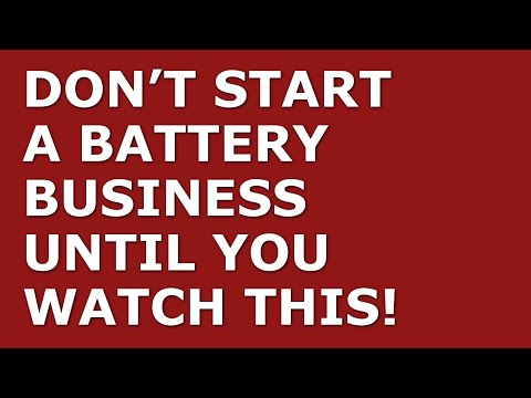 How to Start a Battery Business | Free Battery Business Plan Template Included [Video]