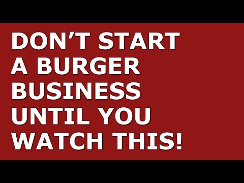 How to Start a Burger Business | Free Burger Business Plan Template Included [Video]