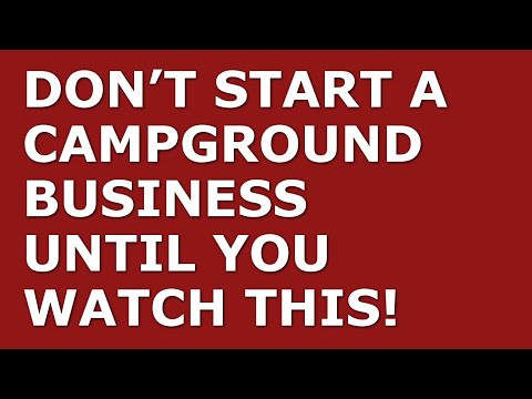 How to Start a Campground Business | Free Campground Business Plan Template Included [Video]