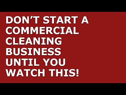 How to Start a Commercial Cleaning Business | Free Commercial Cleaning Business Plan Template [Video]