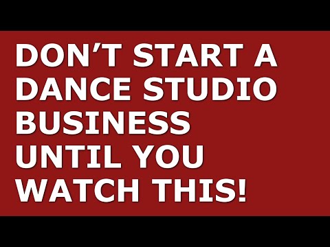 How to Start a Dance Studio Business | Free Dance Studio Business Plan Template Included [Video]