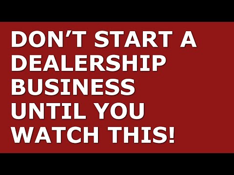 How to Start a Dealership Business | Free Dealership Business Plan Template Included [Video]