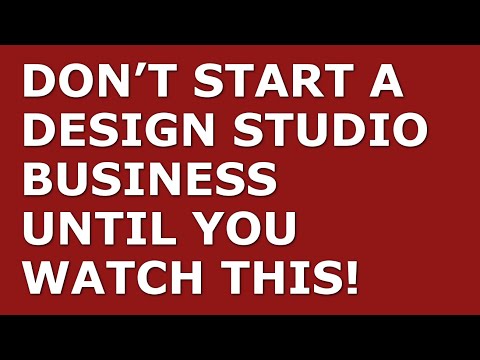 How to Start a Design Studio Business | Free Design Studio Business Plan Template Included [Video]