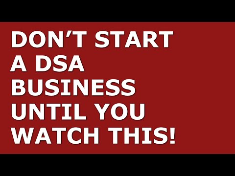 How to Start a DSA Business | Free DSA Business Plan Template Included [Video]