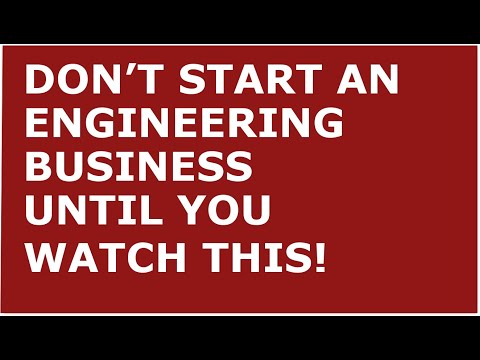 How to Start a Engineering Business | Free Engineering Business Plan Template Included [Video]