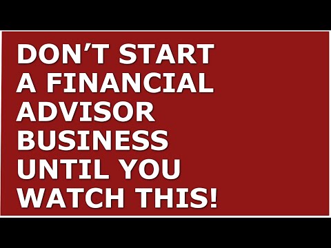 How to Start a Financial Advisor Business | Free Financial Advisor Business Plan Template Included [Video]