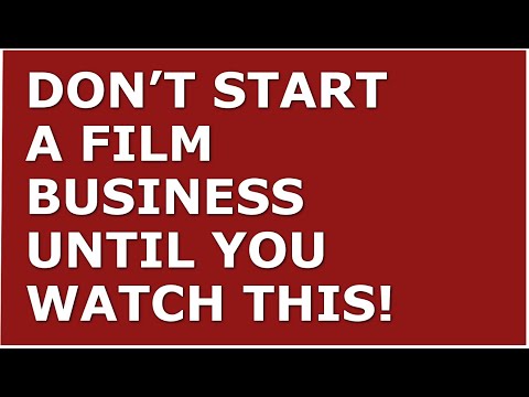 How to Start a Film Business | Free   Business Plan Template Included [Video]