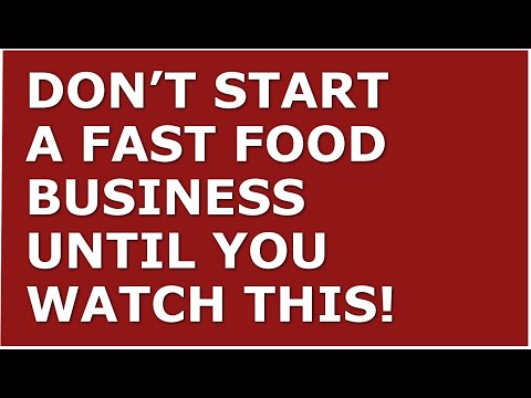 How to Start a Fast Food Business | Free Fast Food Business Plan Template Included [Video]