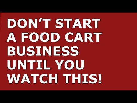 How to Start a Food Cart Business | Free Food Cart Business Plan Template Included [Video]