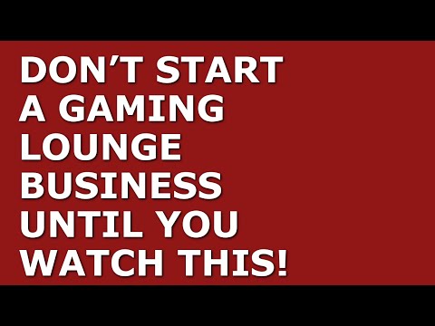 How to Start a Gaming Lounge Business | Free Gaming Lounge Business Plan Template Included [Video]