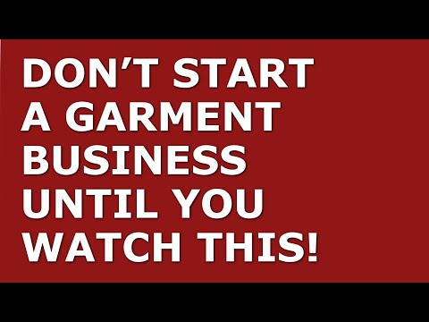 How to Start a Garment Business | Free Garment Business Plan Template Included [Video]