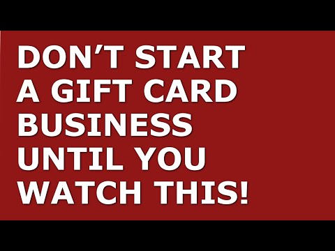 How to Start a Gift Card Business | Free Gift Card Business Plan Template Included [Video]