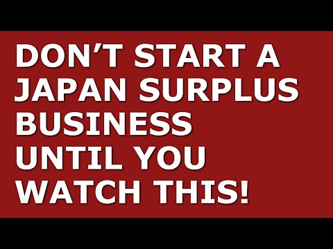 How to Start a Japan Surplus Business | Free Japan Surplus Business Plan Template Included [Video]