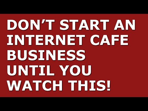 How to Start a Internet Café Business | Free Internet Café Business Plan Template Included [Video]