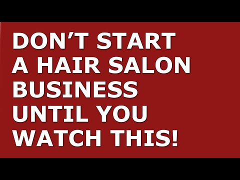 How to Start a Hair Salon Business | Free Hair Salon Business Plan Template Included [Video]