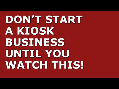 How to Start a Kiosk Business | Free Kiosk Business Plan Template Included [Video]