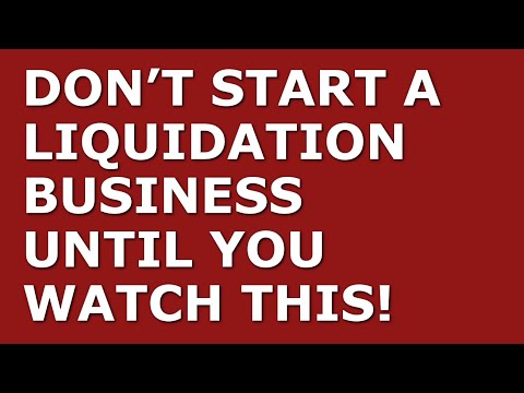 How to Start a Liquidation Business | Free Liquidation Business Plan Template Included [Video]