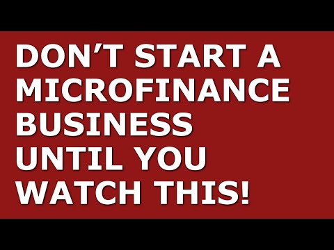 How to Start a Microfinance Business | Free Microfinance Business Plan Template Included [Video]