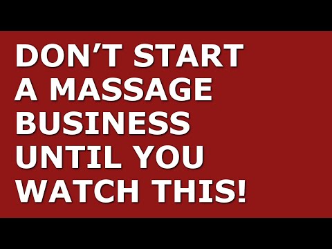 How to Start a Massage Business | Free Massage Business Plan Template Included [Video]