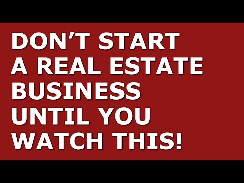 How to Start a Real Estate Business [Video]