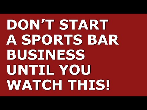 How to Start a Sports Bar Business [Video]